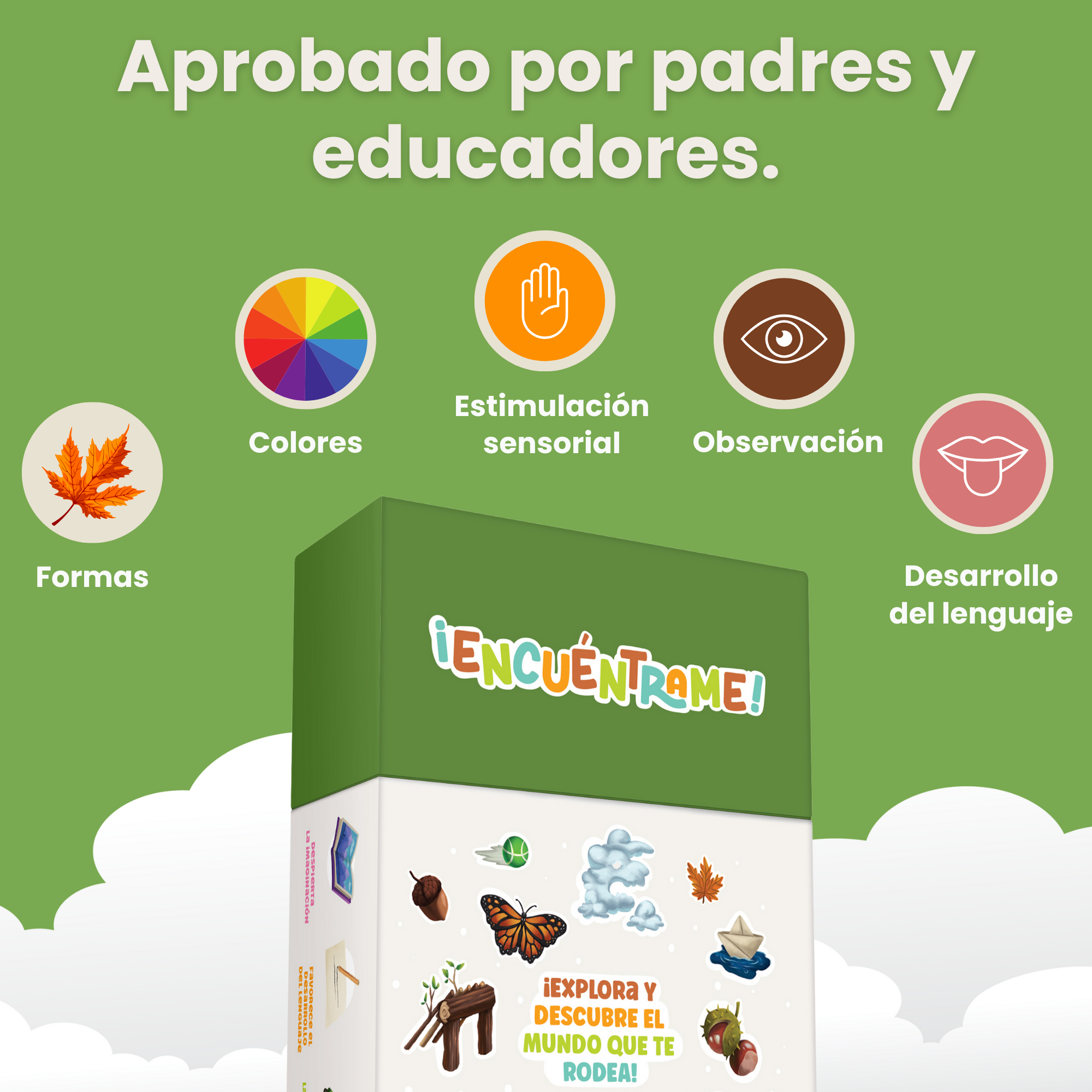 Oh Happy Games - Jeux de société - Wholesale Brain Game - Kids - Find Me! Outdoor – Montessori Educational Game for Children Aged 2 to 6 Years4