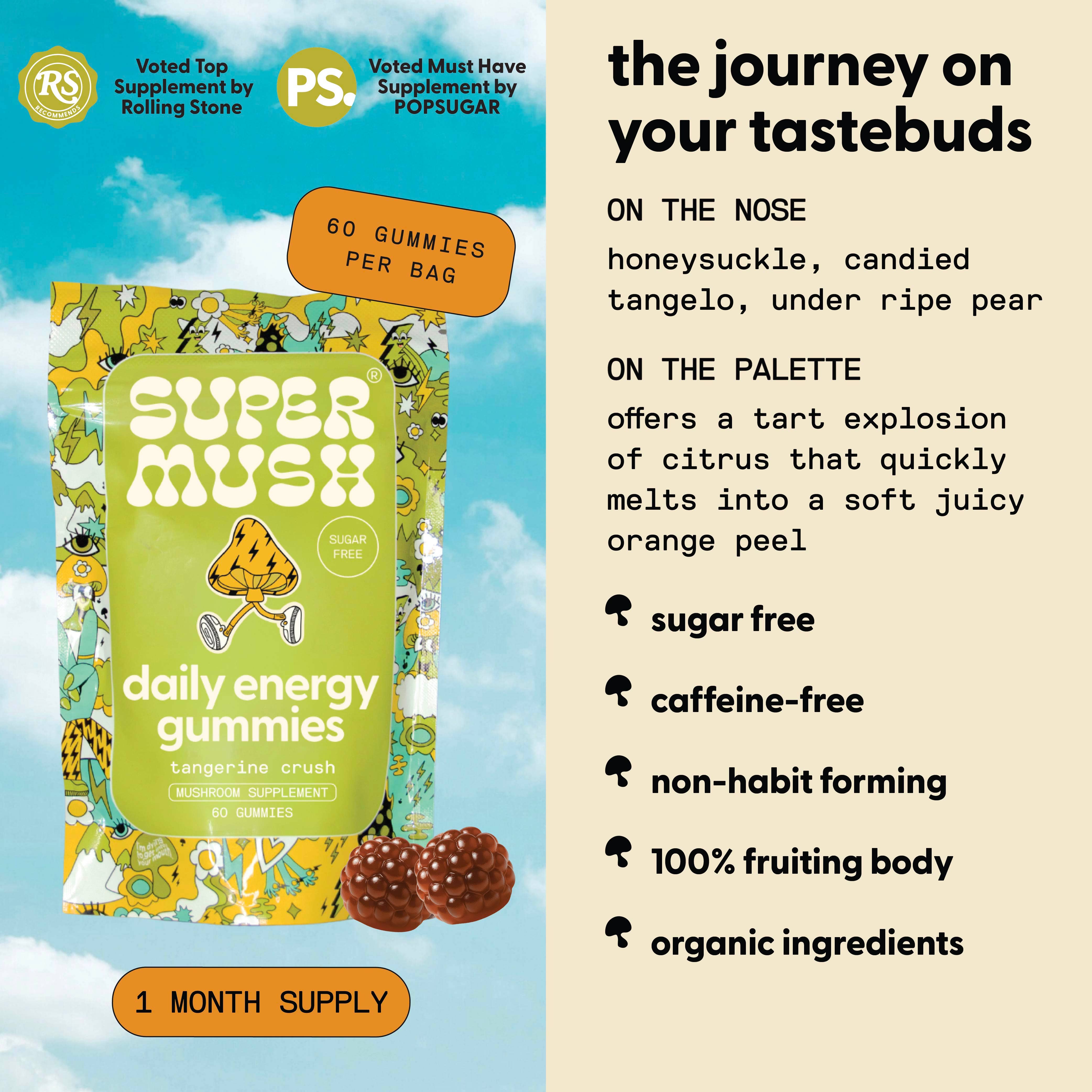 SuperMush - Wholesale Oral Supplement/Vitamin - Daily Energy Gummies4
