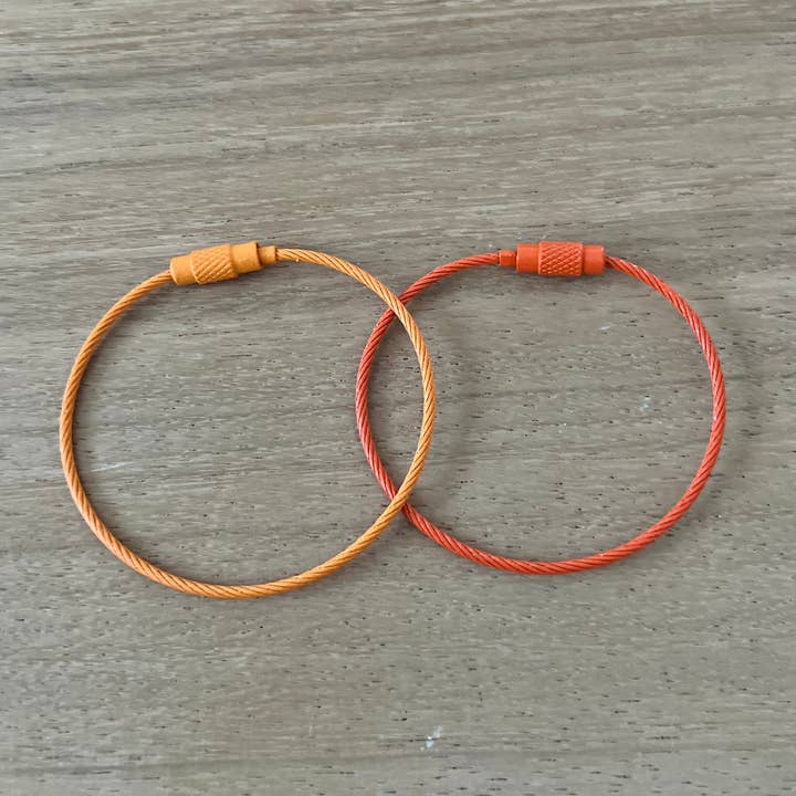 Palmy Pineapple - Wholesale Keychain - Unisex - Stainless Steel Wire Rope Key Rings10