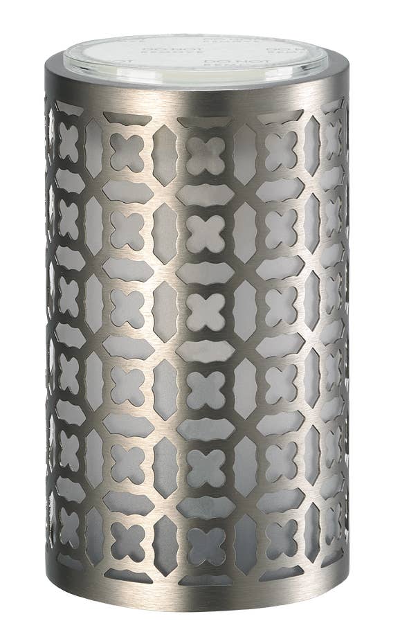 SERENE HOUSE - Wholesale Wax Warmer - SILVER METAL NO SPILL WAX MELT WARMER (use Serene Pod)2