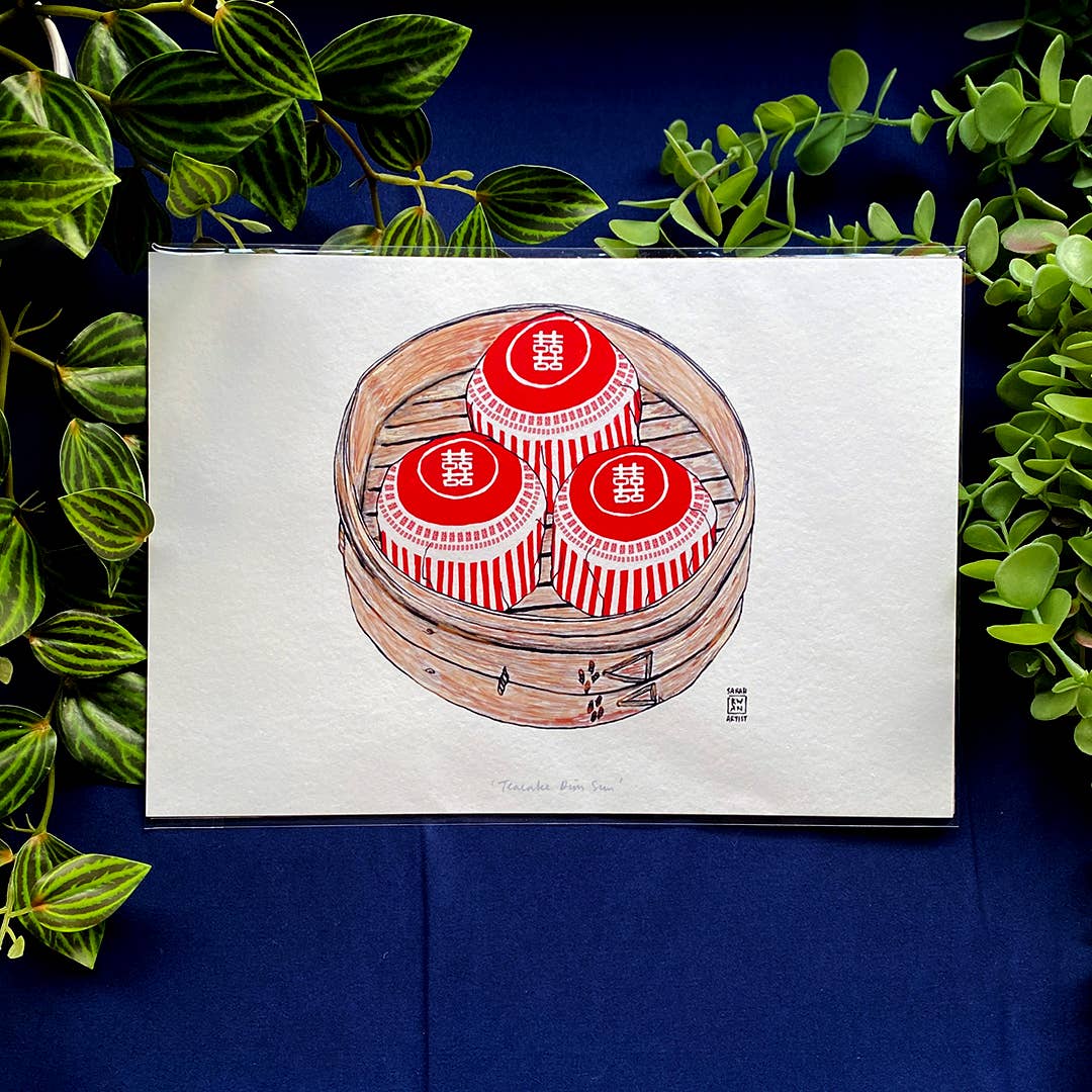 Sarah Kwan Artist – wholesale Art print – Teacake Dim Sum Prints1