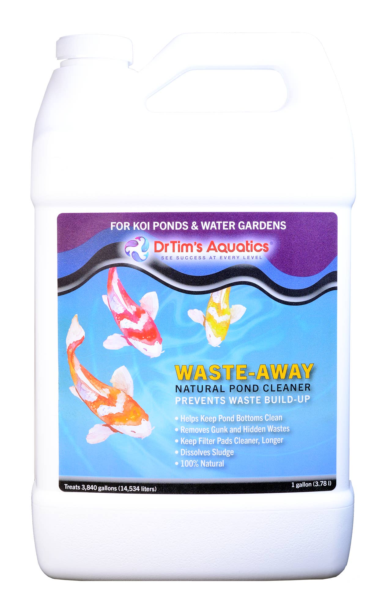 DrTim's Aquatics - Wholesale Pet supplement – Not cat/dog - Koi Waste-Away (3840 gal)