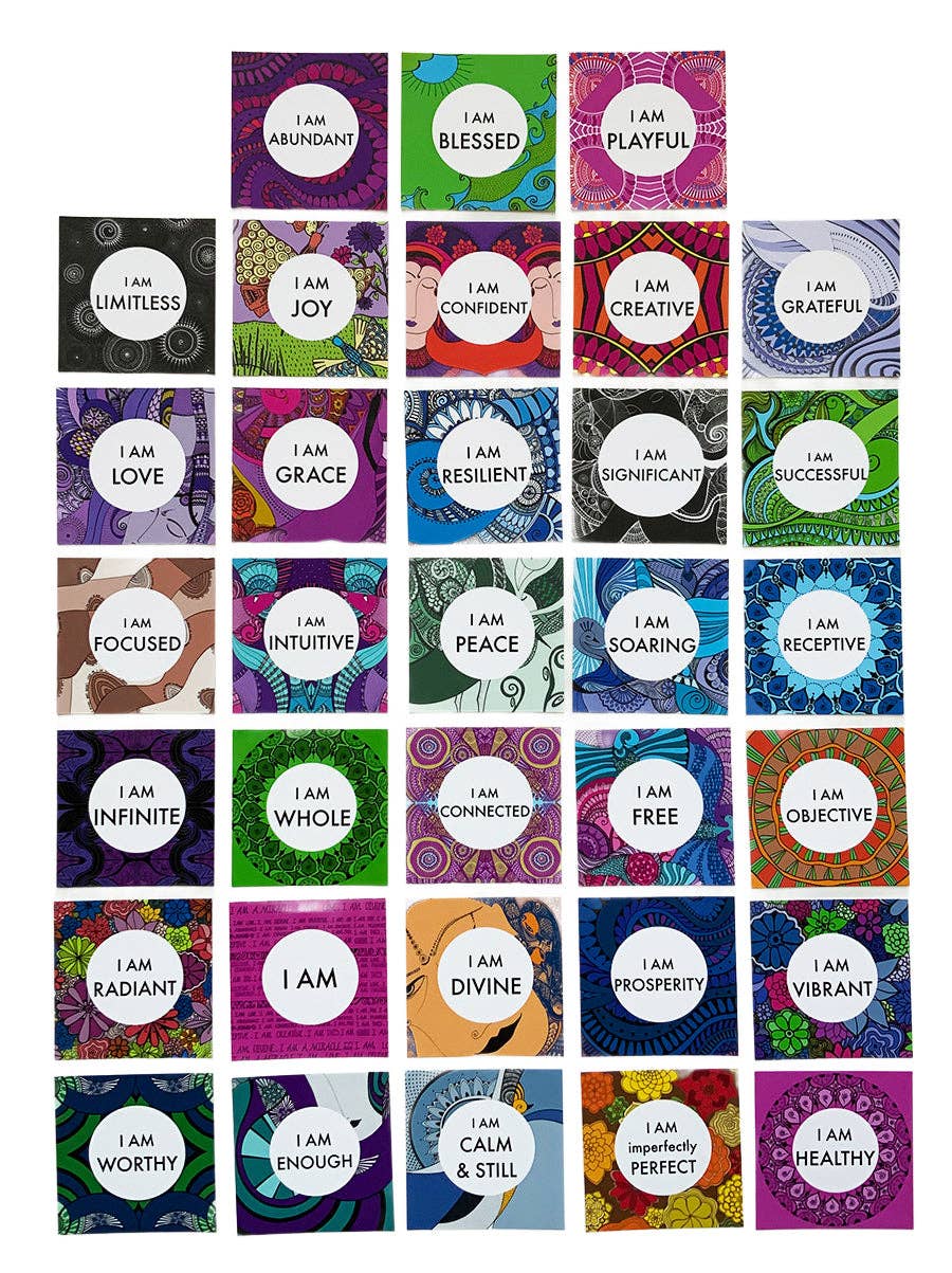 LOVELEEN®️ - Wholesale Tarot Cards - The 'I AM' mantra deck (w/ 30 unique mantras)1