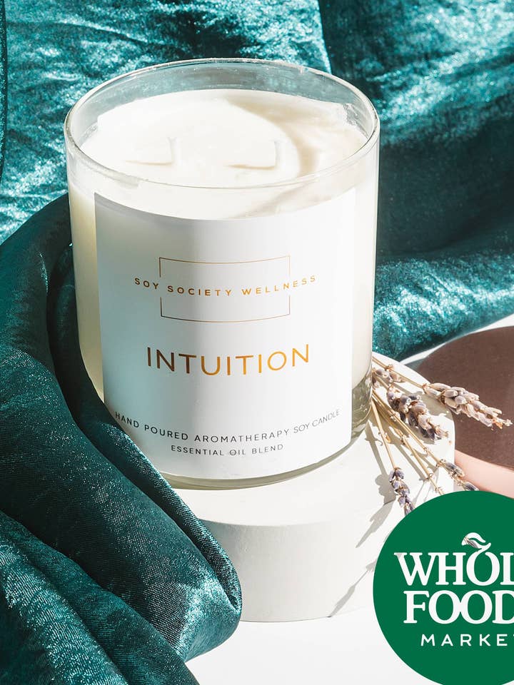 INTUITION Soy Candle 10 oz | Soy Society Wellness | Vanilla for wholesale by Soy Society Wellness
