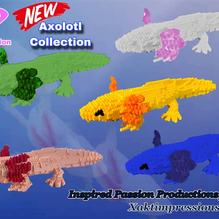 Modèle de microblocs AXOLOTL Mini-Morph pour la vente par Inspired Passion Productions,LLC