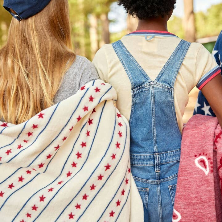 ChappyWrap - Vente Plaids - Couverture Étoiles et Rayures3