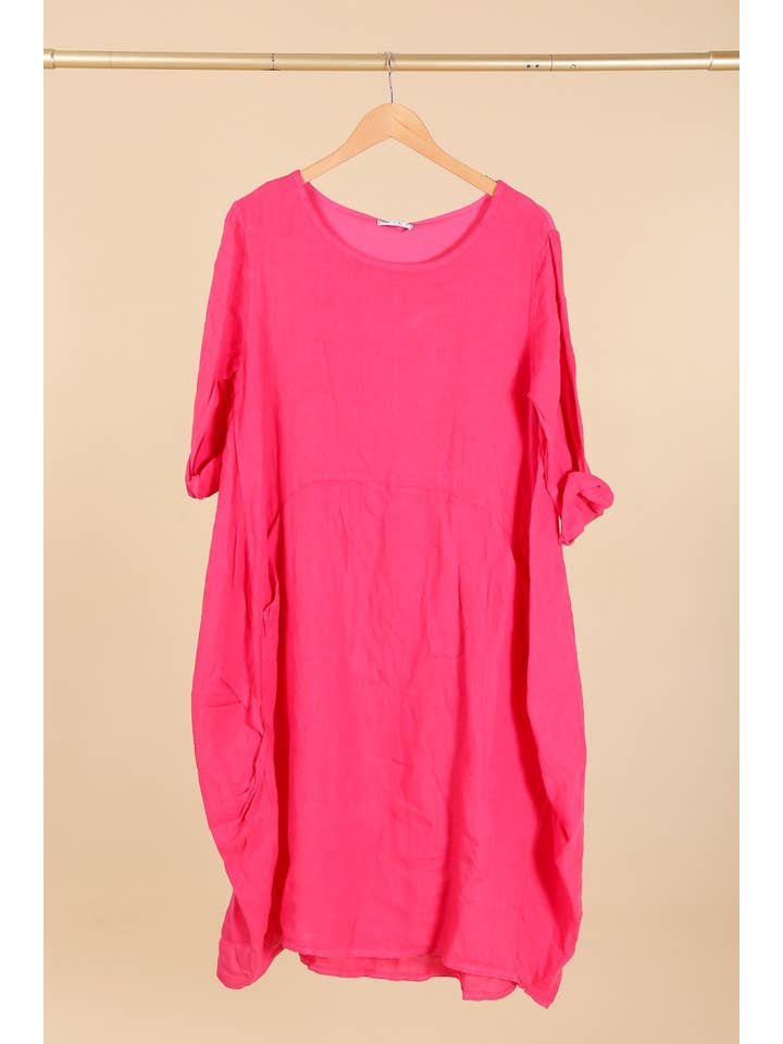 LINEN & COTTON HOUSE - Wholesale Dress - Women's - 44352 100% LINEN DRESS