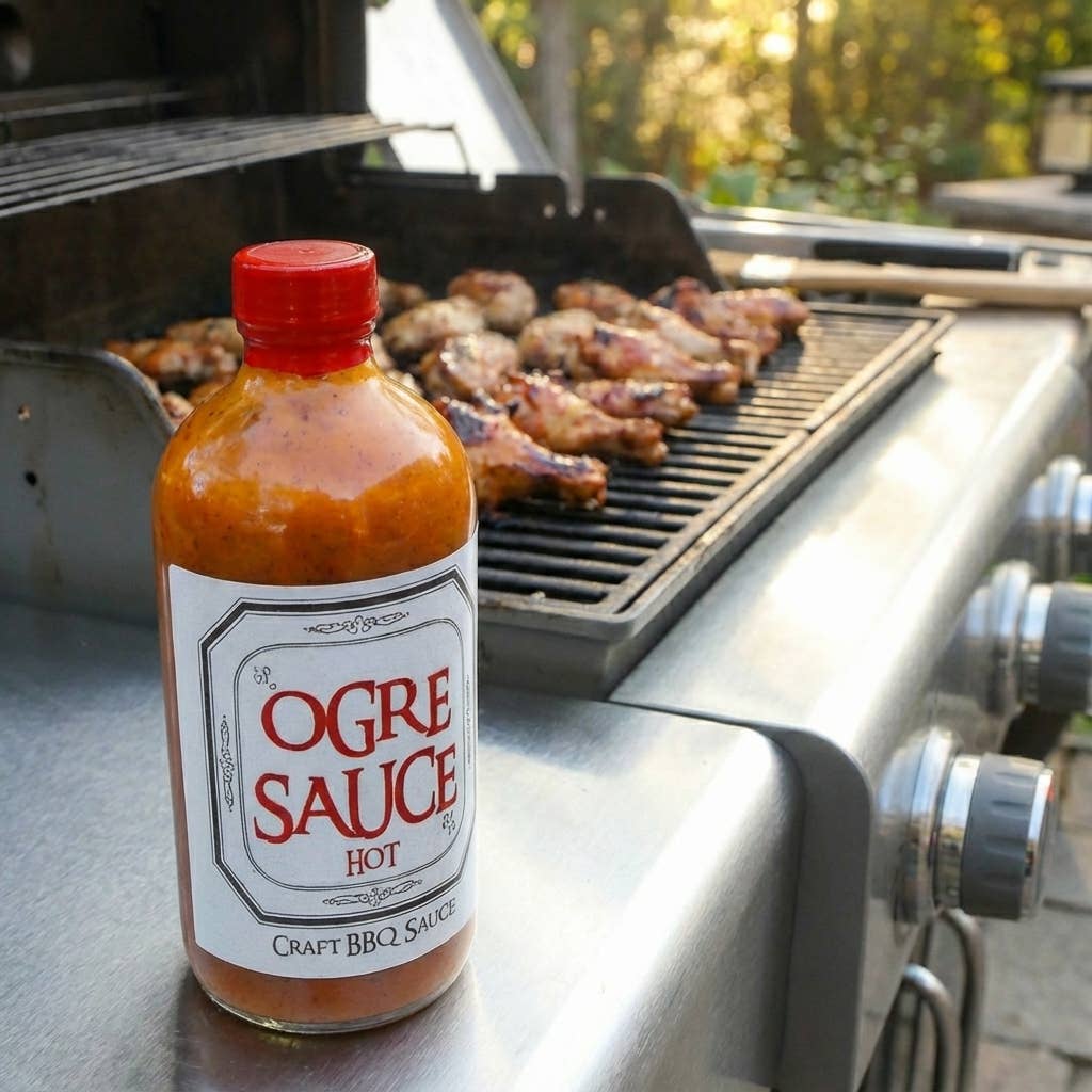 Ogre Sauce - Wholesale BBQ Sauce - Ogre Sauce HOT - All-Natural Craft BBQ Sauce0