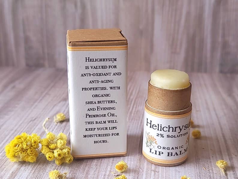 Superior Dry Goods - Wholesale Lip Balm - Helichrysum Lip Balm | Paperboard Tube | Natural & Organic3