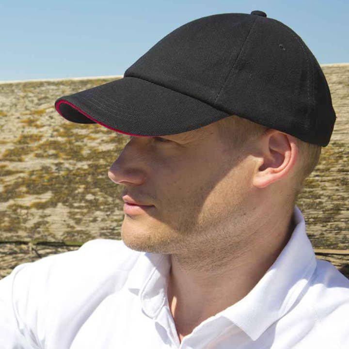 Pierre Francis - Wholesale Baseball Cap - Men's - Result - Low Profile Heavy Brushed Cotton Cap with Sandwich Peak