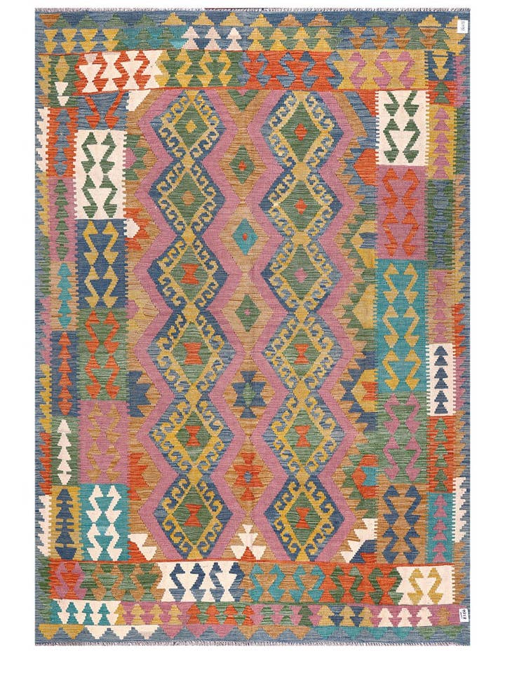 Tapis Kilim de Maimana Afghanistan - 294 x 204 cm pour la vente par Imaco Rugs