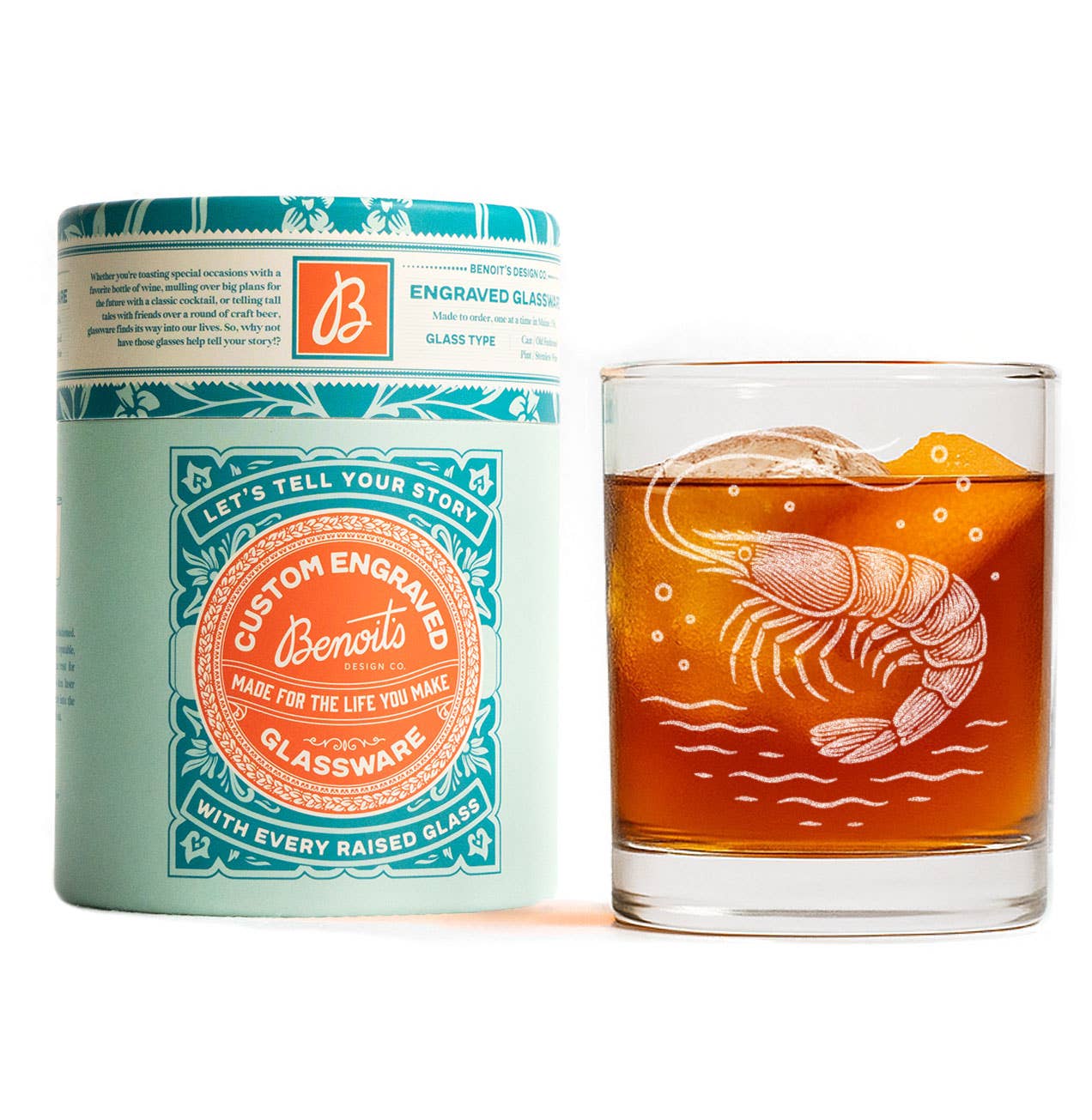 Benoit's Design Co. – Engroshandel Cocktail-/likørglas – Rejeglas2