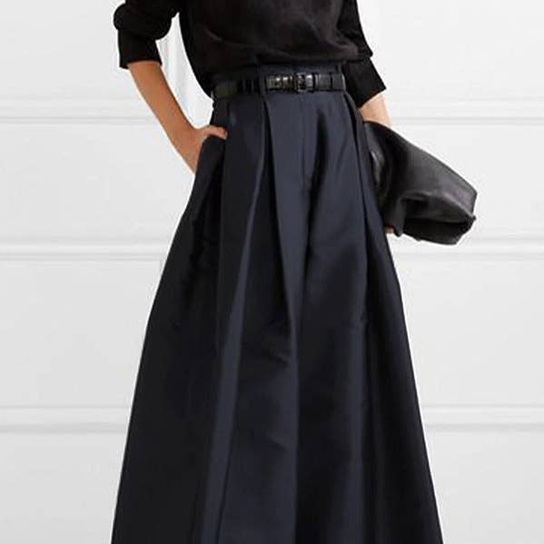 Pantalon large taille haute à plis pour la vente par UZ Wholesale Store