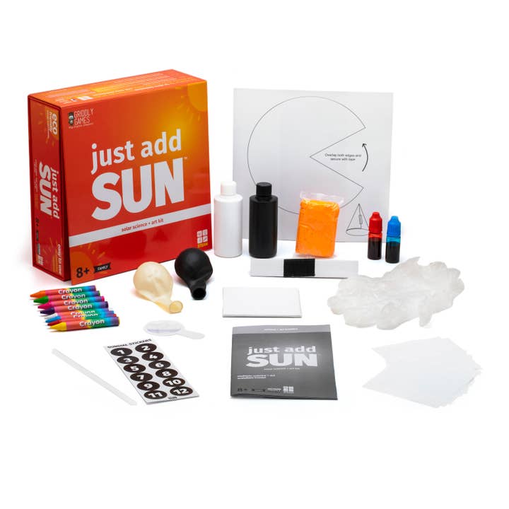 Griddly Kids, Inc. - Wholesale DIY Craft Kit - Kids - Just Add Sun STEAM Science & Art Kit