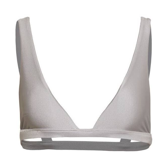 Haut Sienna V-Cut - Argenté pour la vente par Zavina Swim