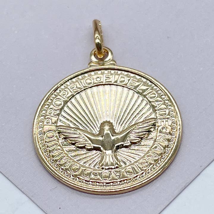 Pendentif Colombe 18k GF, Bijoux en Gros Dije de Paloma pour la vente par Milie
