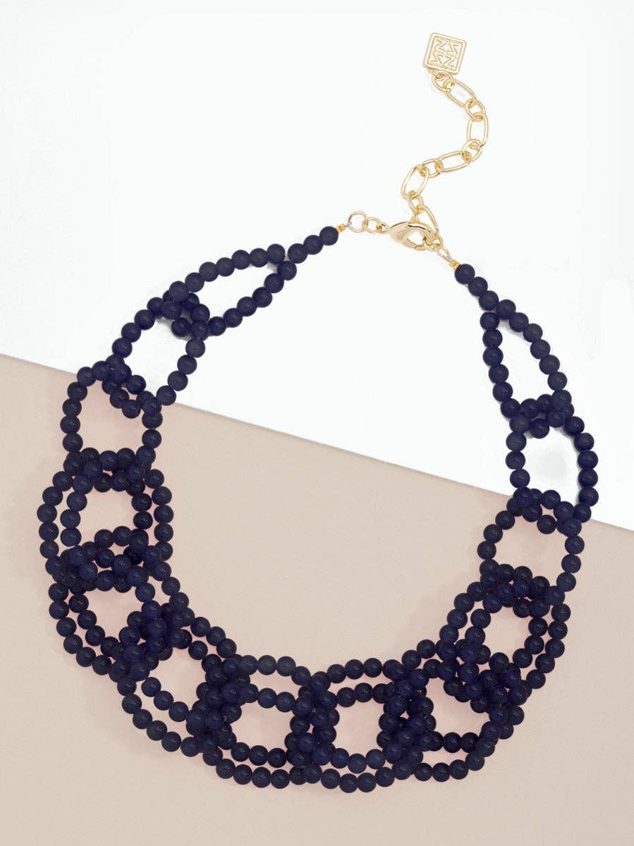 ZENZII Jewelry – Großhandel Perlenkette – Halskette mit Glasperlen und Gliederhalsband3