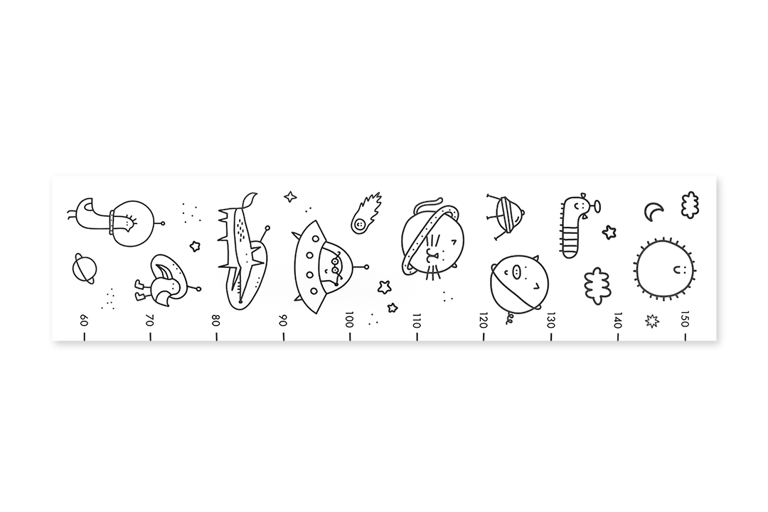 Edicare Editora, Lda. - Wholesale Growth Chart - Kids & Baby - SPACE - GROW CHART4