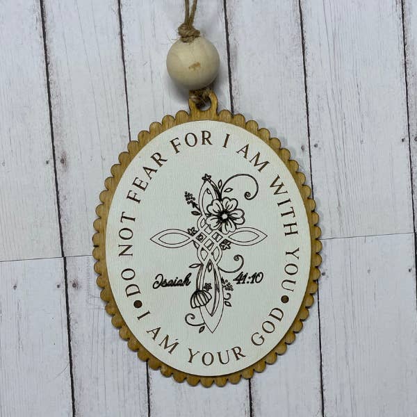 Dieu - Ne Crains Pas Ornement/Charme pour la vente par Plums & Roses
