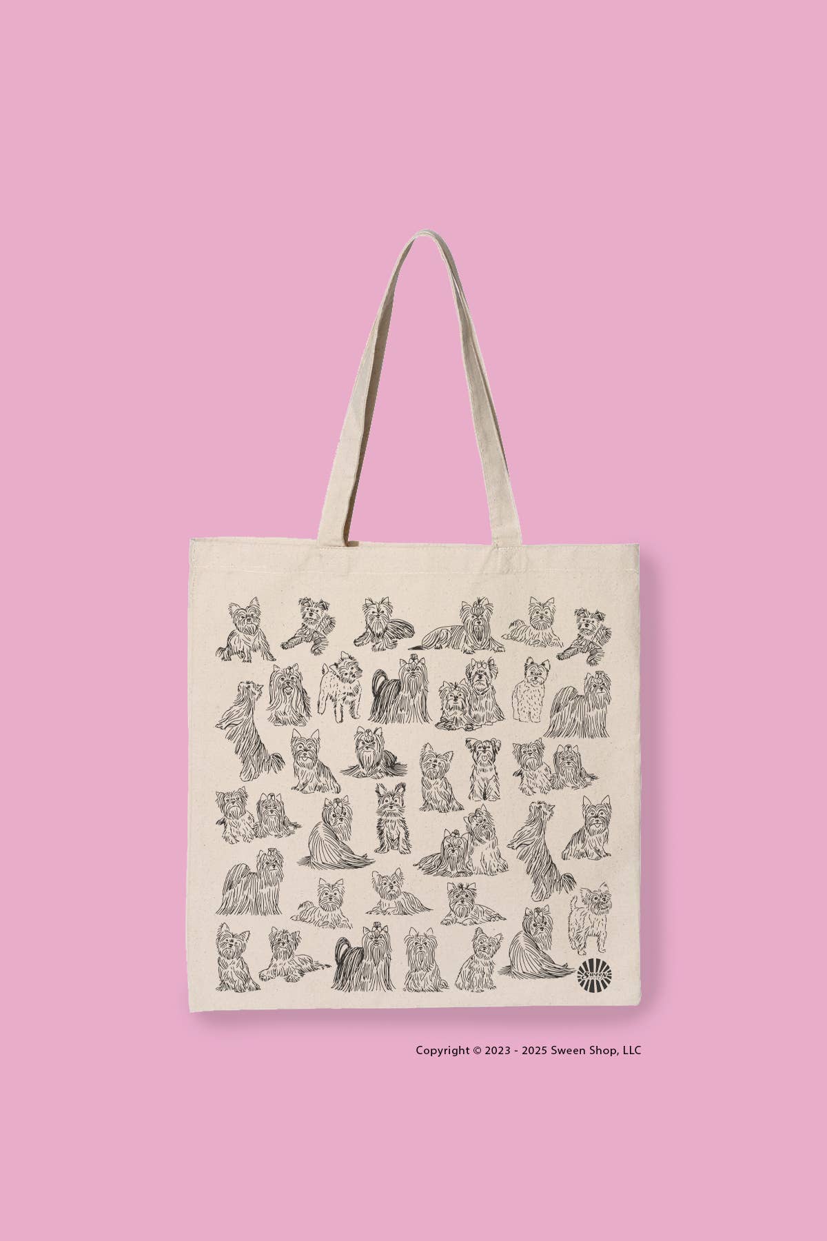 Sween Shop - Wholesale Tote Bag - Unisex - Yorkshire Terrier Yorkie Canvas Tote Bag for Pet Dog Gift1