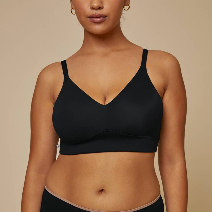 Bliss Triangle Bralette - Black for wholesale by Harper Wilde