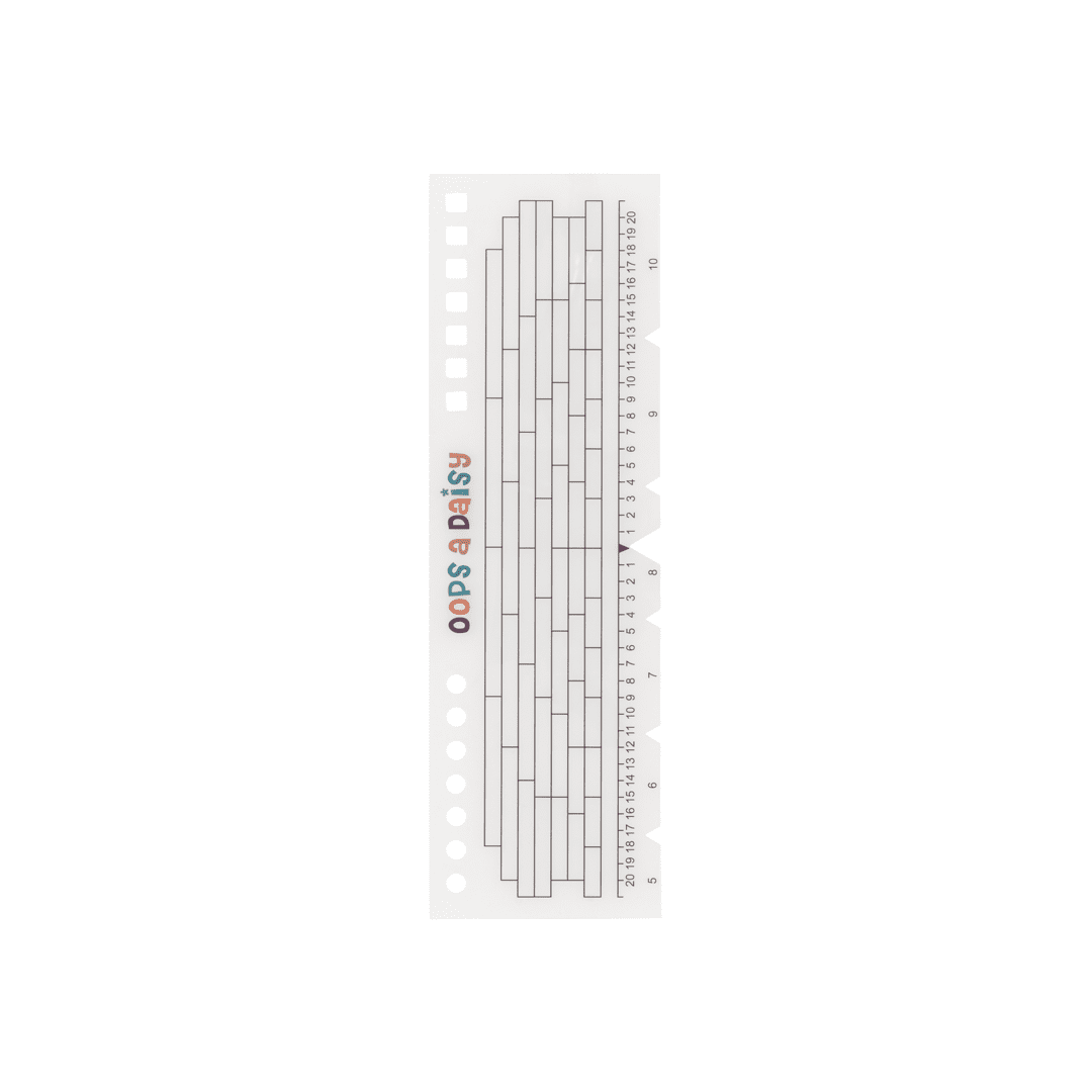 Oops a Daisy UK Ltd – wholesale Stencil/craft die – Universal Journal Grid Ruler - No Spaces4