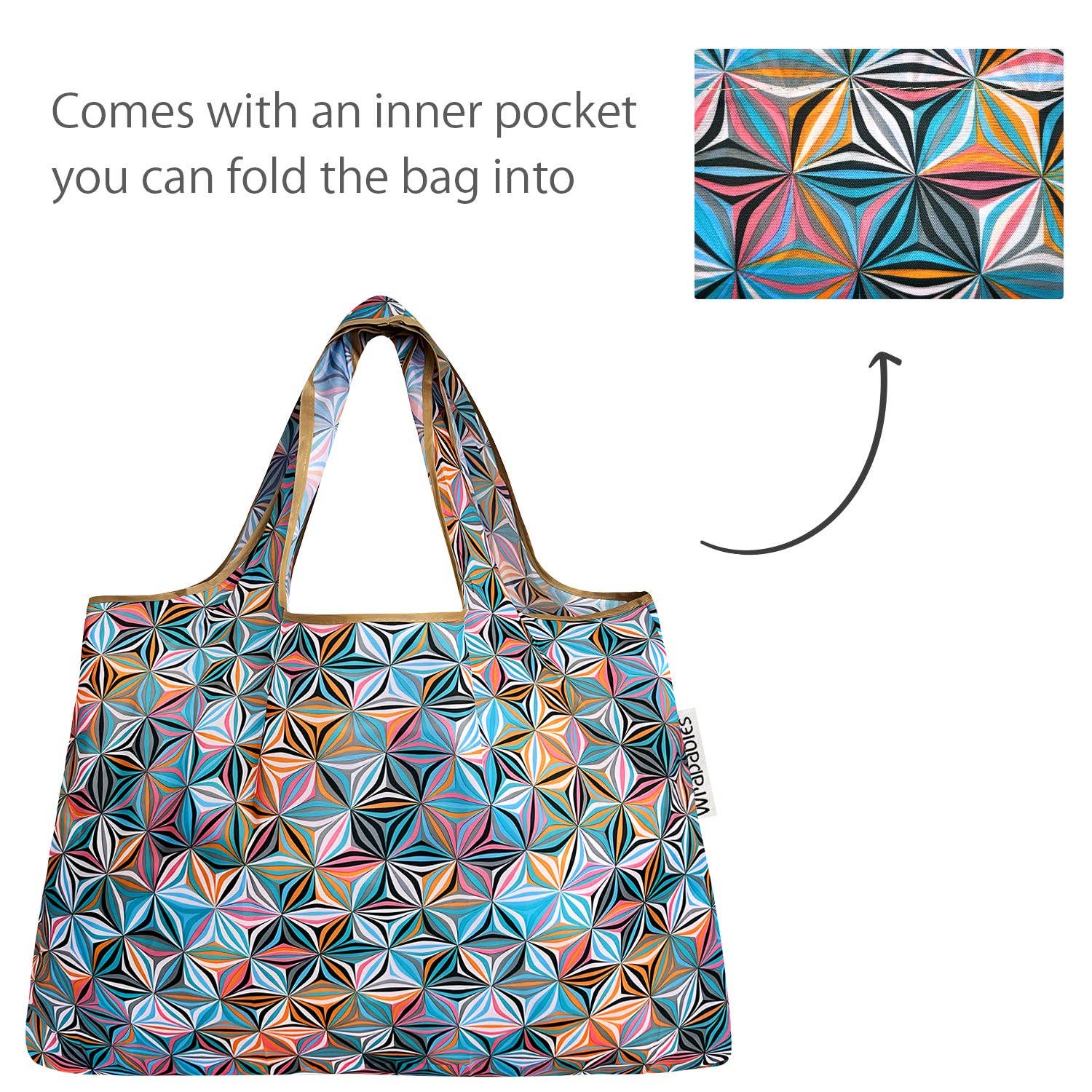 Wrapables.com - Wholesale Grocery/Shopping Bag - Wrapables Large Foldable Tote Nylon Reusable Grocery Bags100