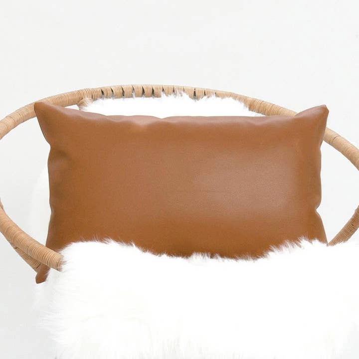 Federa lombare moderna in ecopelle, cammello per la vendita all'ingrosso da parte di Hofdeco