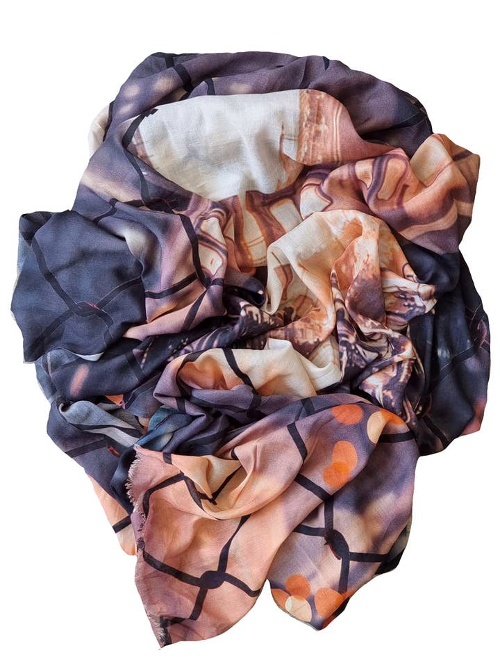 NEW YORK DESIGN BOMULL & MODAL SJAL för wholesale av Salisa Scarves
