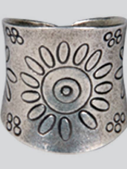 Hill Tribe Silver Adjustable Ring (SR-74) for wholesale by Kathmandu Imports