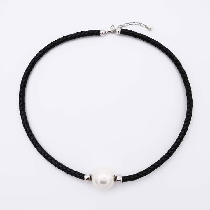 Majorcan Pearl Necklace - 20 mm - Length 41 to 45 cm for wholesale by France Perles