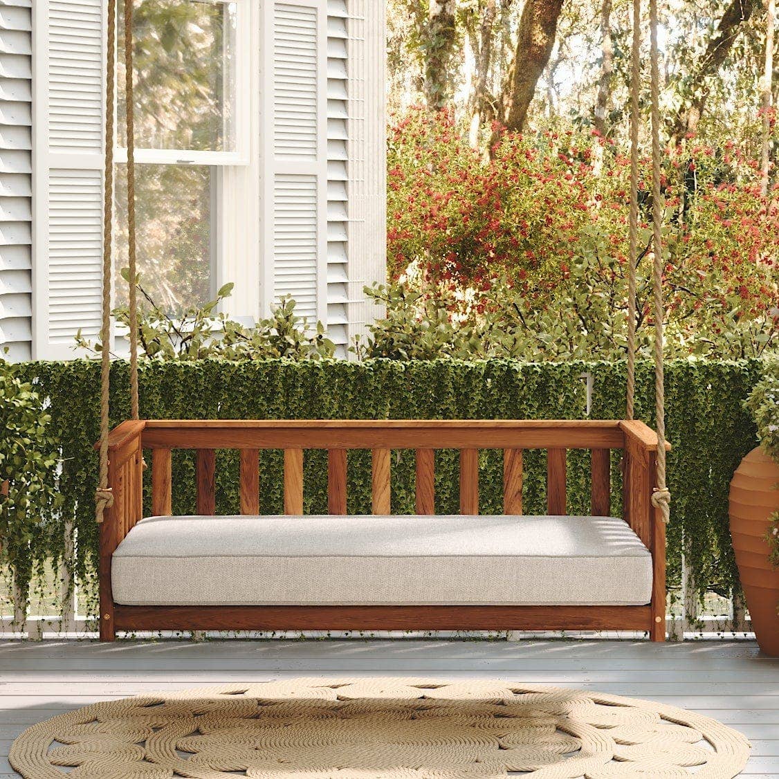 The Porch Swing Company - Wholesale Day Bed - East Green Charleston Daybed Swing13