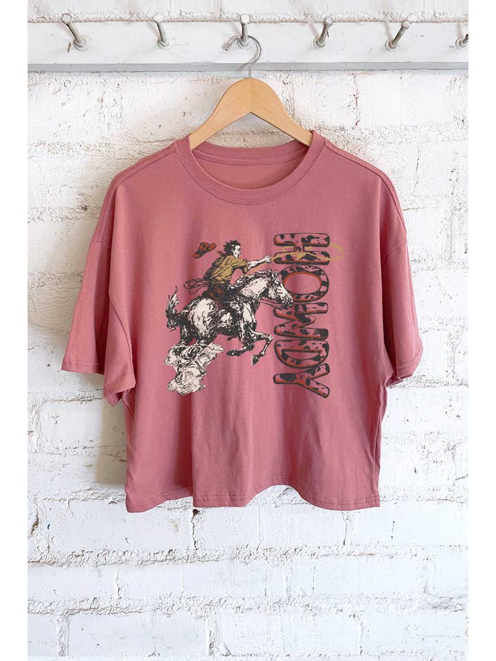 Rustee Clothing – Großhandel T-Shirt mit Siebdruck – Damen – HOWDY2