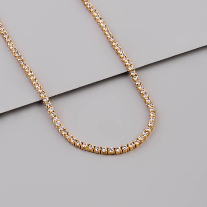 Bana 18K guld Vermeil Tennis halsband för wholesale av Wanderlust + Co