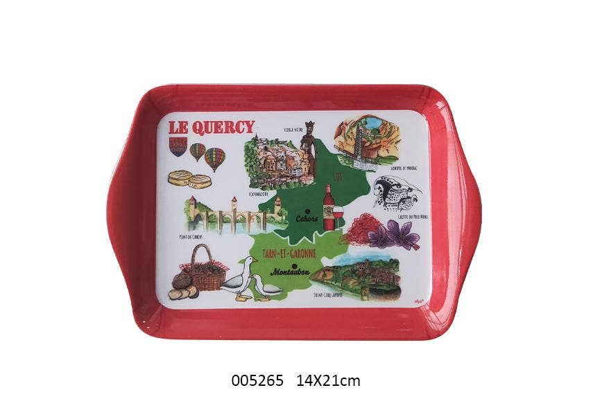 Faye - Wholesale Decorative Tray - 'Quercy' Tray 14 X 21 cm0