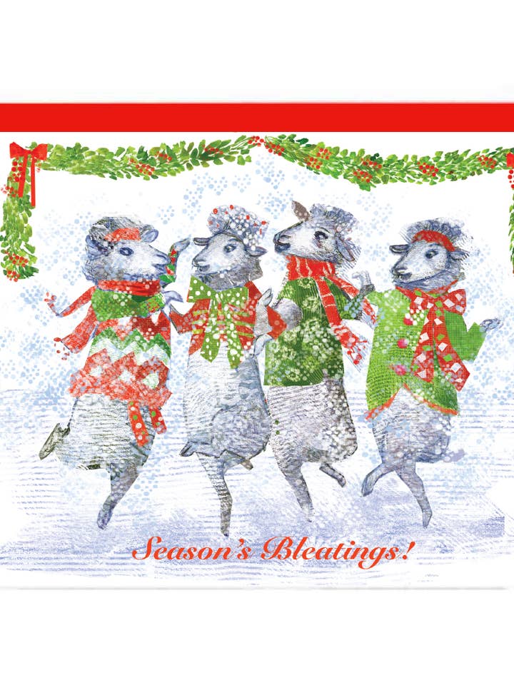 Seasons Bleatings Greeting Card for wholesale by Artiphany
