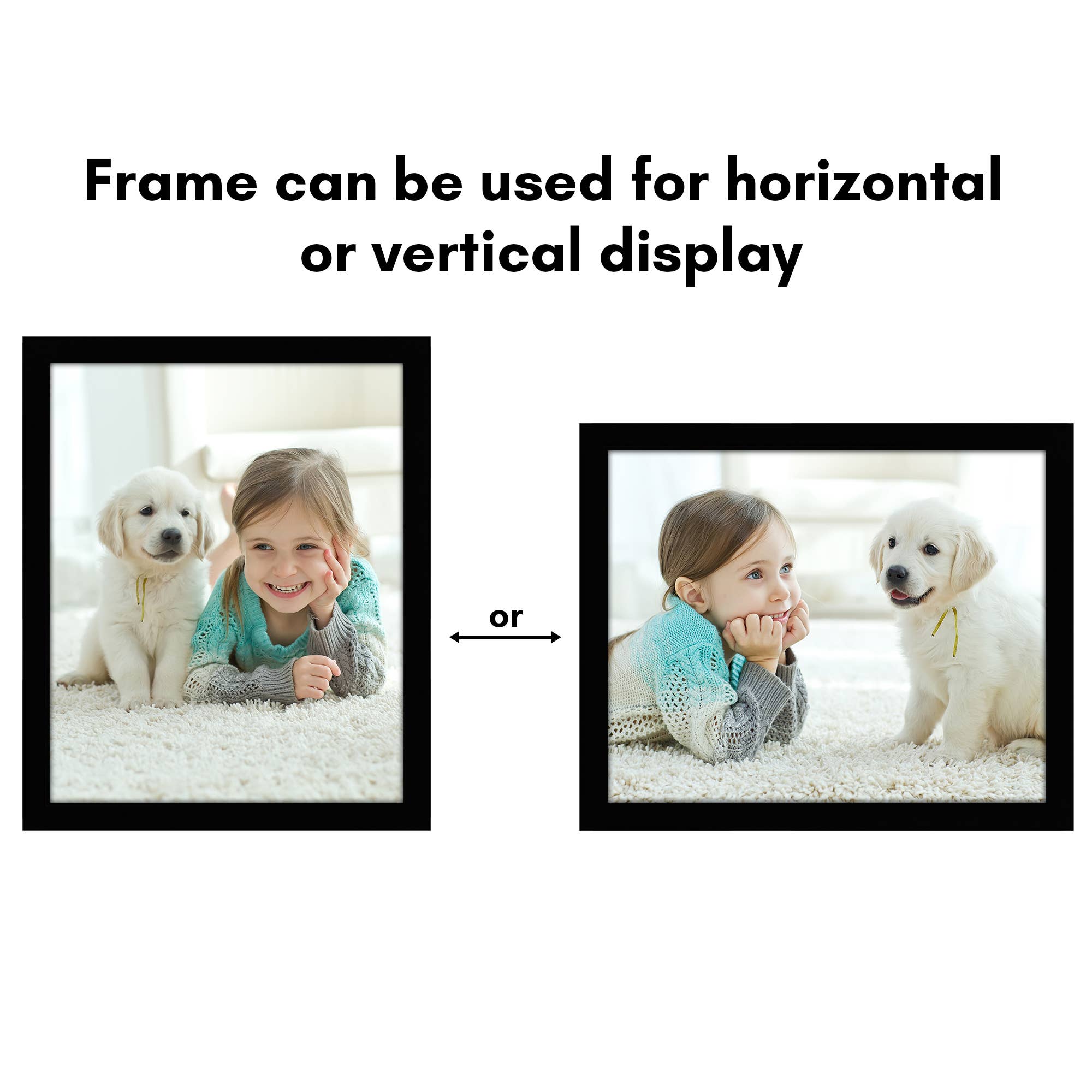 Americanflat - Wholesale Picture Frame - Americanflat 5 Pack Picture Frames With Mat Plexiglass Cover151