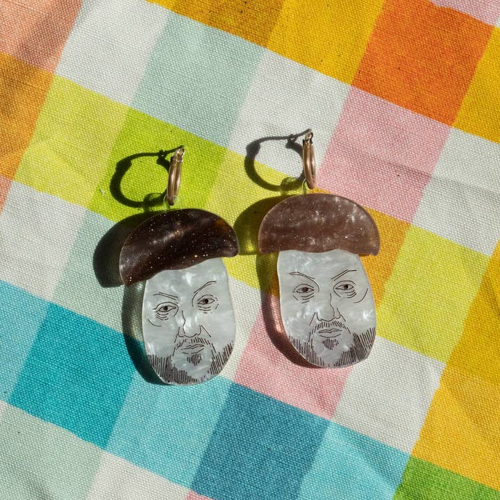 Darling Marcelle - Wholesale Dangle Earrings - Mushroom Face Earrings