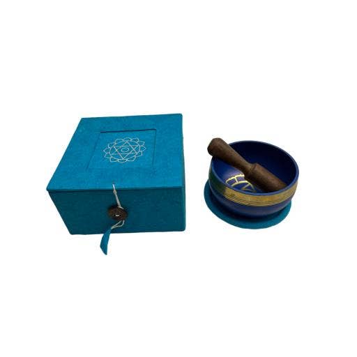 Zenn Brass Throat Chakra (Vishuddha) Hand Carved Singin-005 for wholesale by International Gifts Ltd.