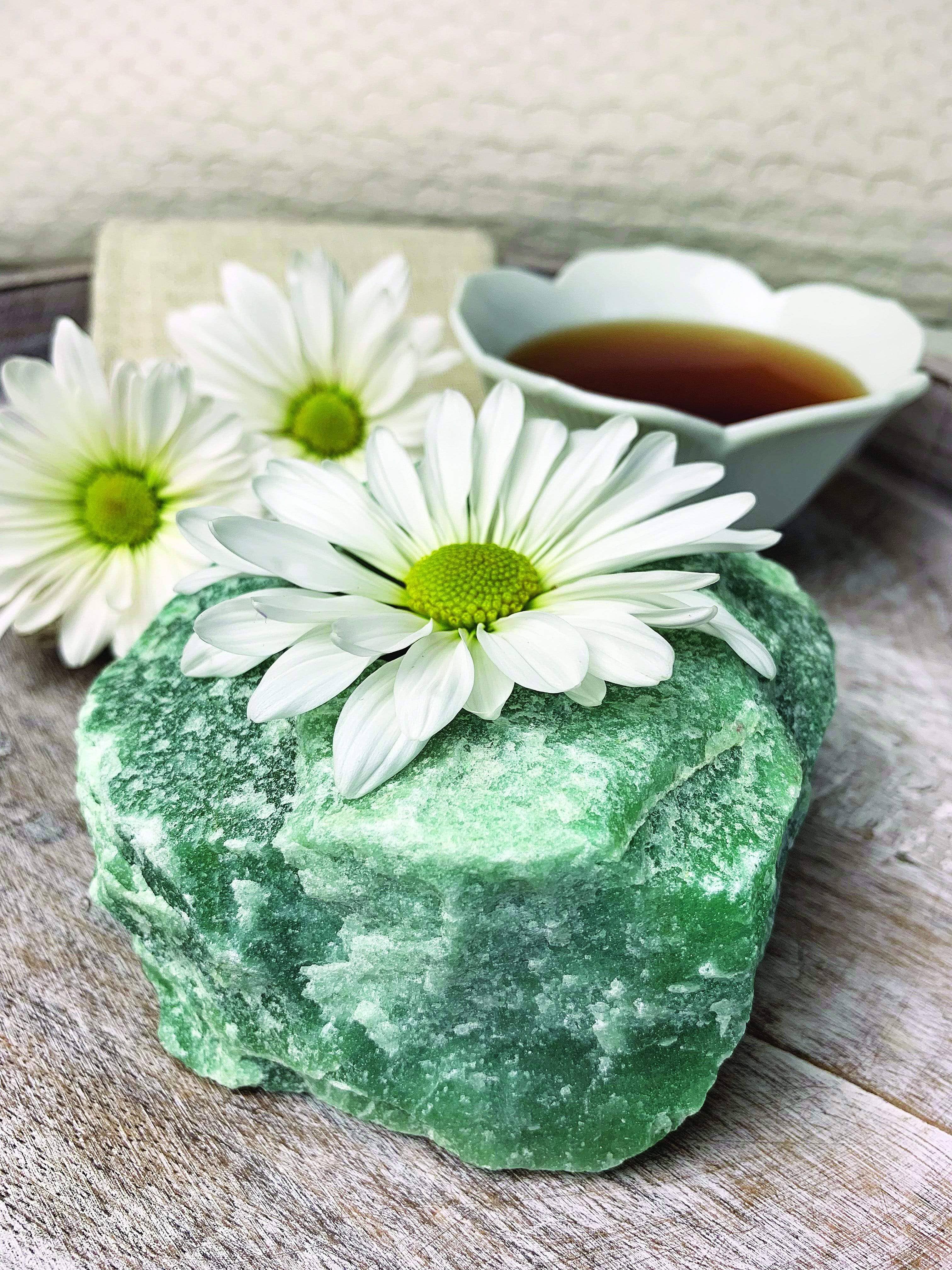 Rock Paradise – Suporte de vela por atacado – Castiçal de Quartzo Verde - Luz de Chá de Vela de Cristal14