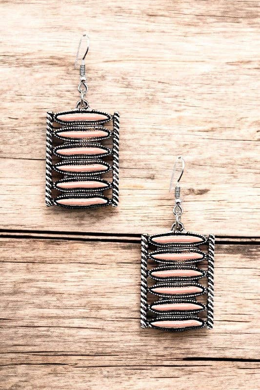 Andrea Bijoux - Wholesale Dangle Earrings - WESTERN GEM LINK DANGLE EARRING3