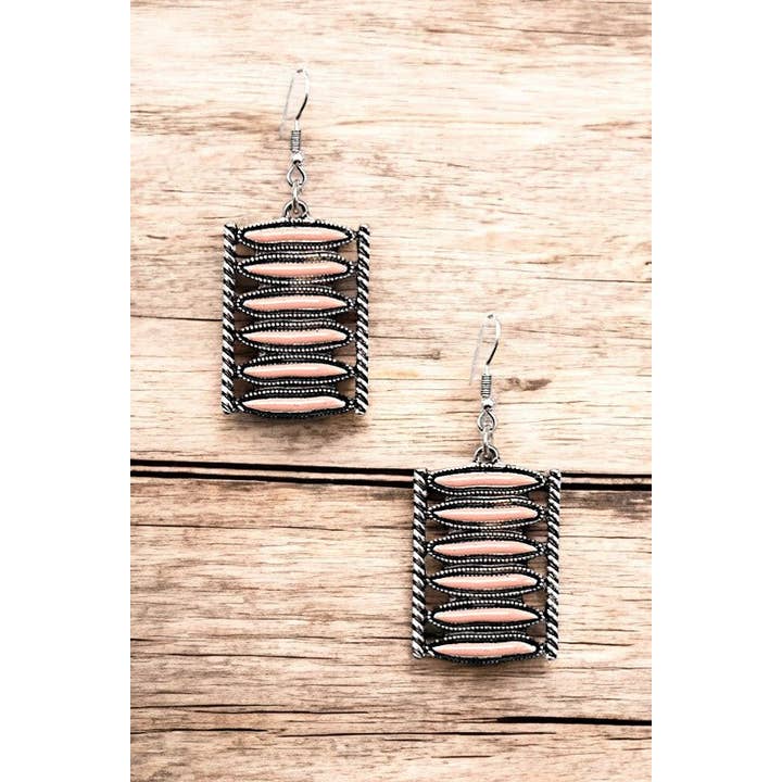 Andrea Bijoux - Wholesale Dangle Earrings - WESTERN GEM LINK DANGLE EARRING3