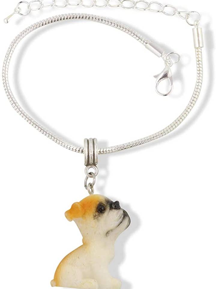 French Bulldog Enamel 3D Dog Bracelet for wholesale by Dave The Bunny