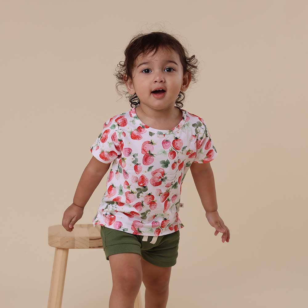 Snuggle Hunny - Wholesale T-Shirt - Kids - Strawberry Organic T-Shirt8