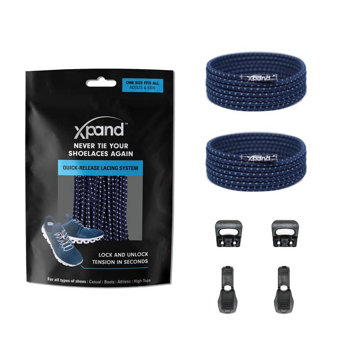 Xpand Laces - Wholesale Shoelaces - Unisex - No-Tie Elastic Round Laces | Hi-Vis Reflective | One Size13