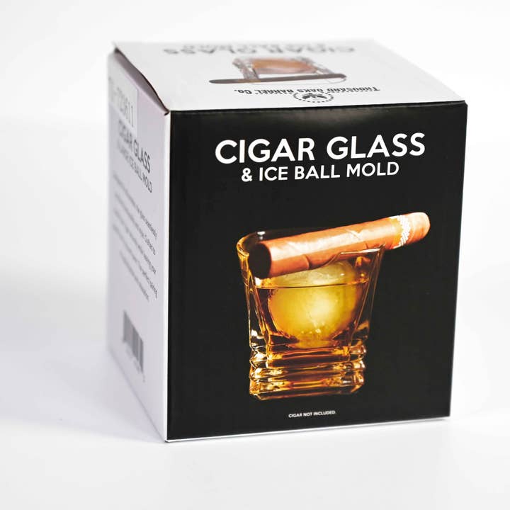ThousandOaksBarrelCo. - Wholesale Cocktail/Liquor Glass - Cigar Glass with Ice Ball Mold7