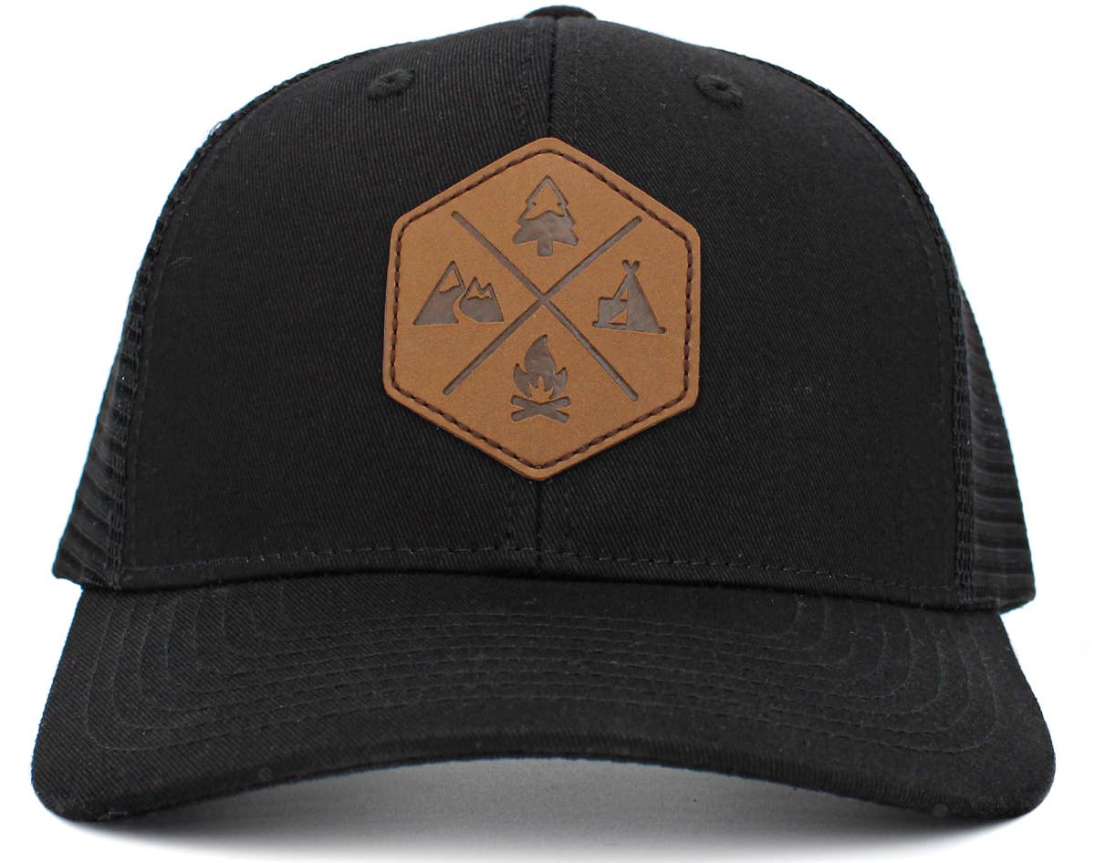 KBETHOS – boné - Unissexo por atacado – Bola de malha de remendo PU ao ar livre3