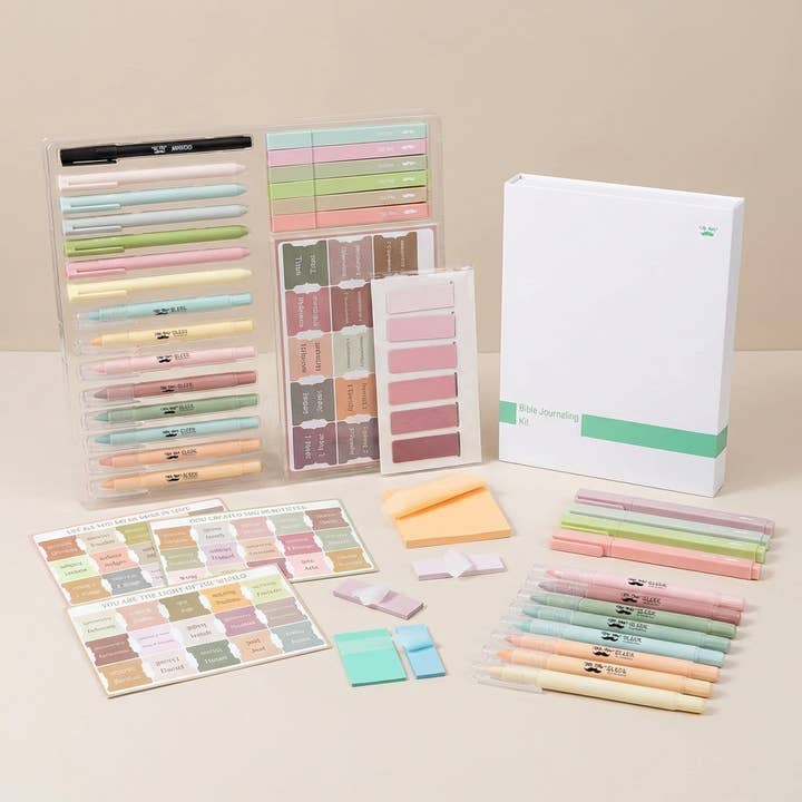 Kit de journalisation biblique avec notes autocollantes pour la vente par Mr. Pen