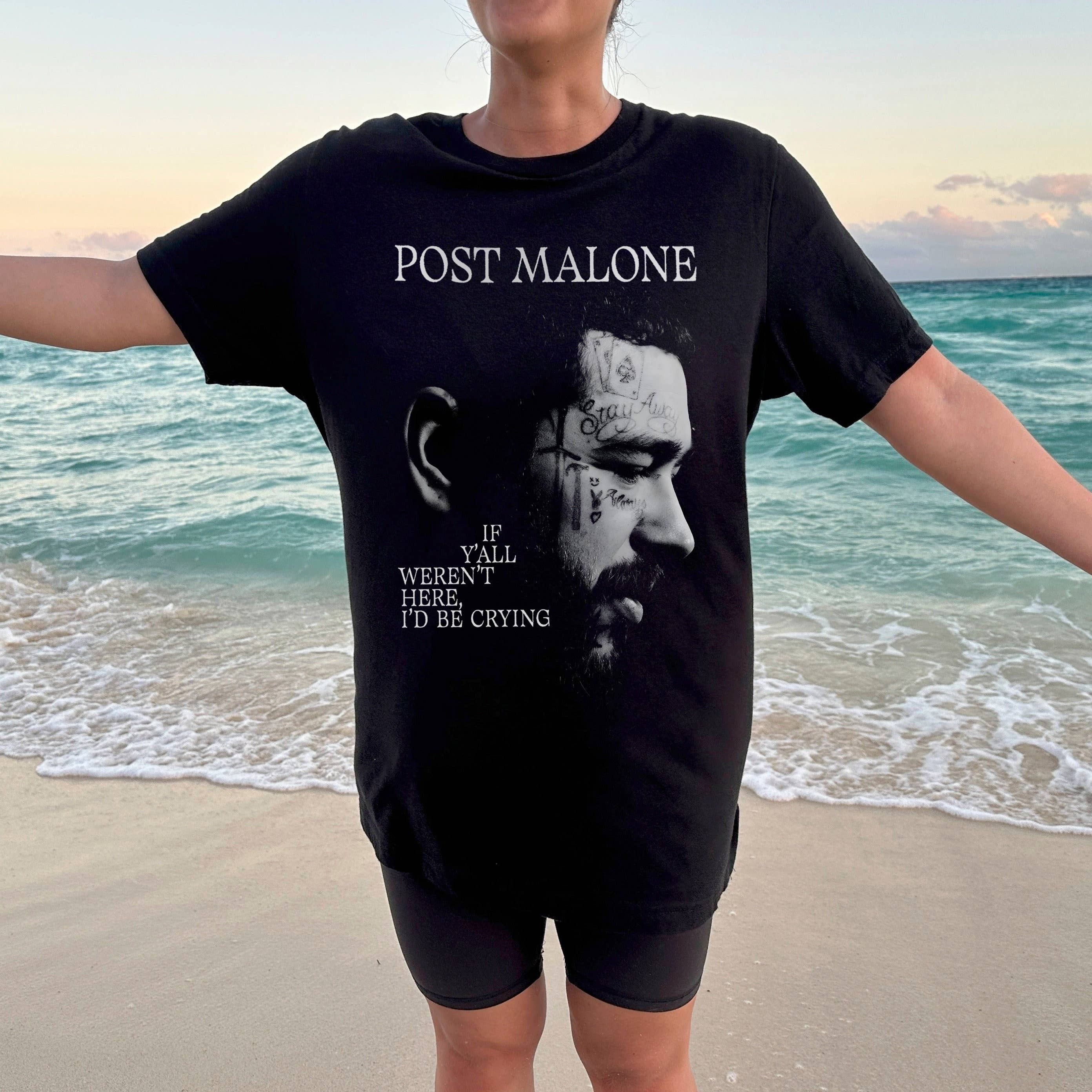 TheKingShirt - Wholesale Screen Printed T-Shirt - Unisex - Comfort Colors® Post Malone Face Graphic Tee Unisex T-Shirt1