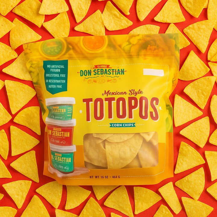 Salsas Don Sebastian - Wholesale Snack bar - Authentic Mexican Chips (Totopos)4